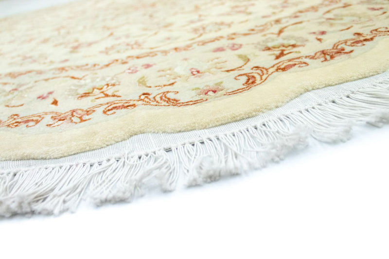 Tappeto Persero - Tabriz - Premio rotondo  - 148 x 148 cm - beige