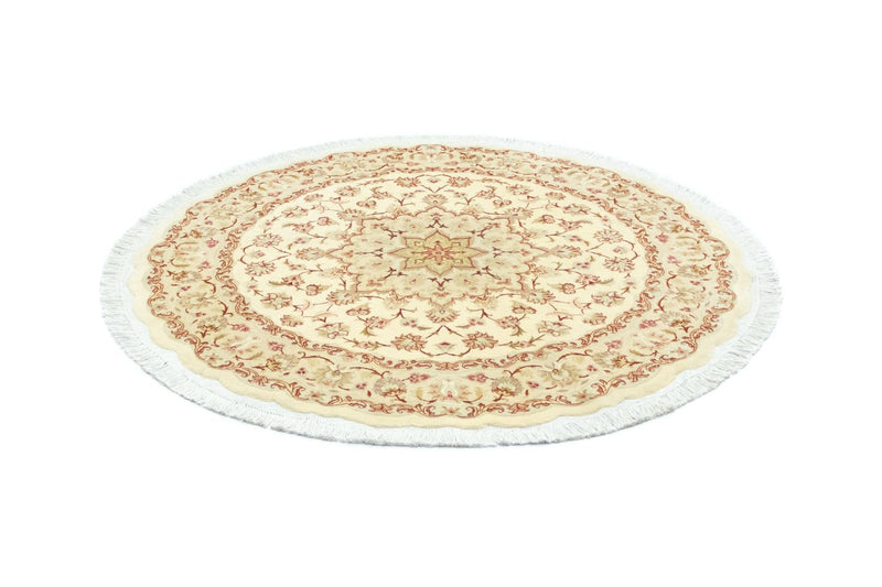 Tappeto Persero - Tabriz - Premio rotondo  - 148 x 148 cm - beige