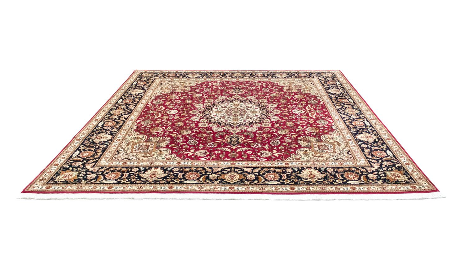 Tappeto Persero - Tabriz - Premio - 264 x 249 cm - rosso