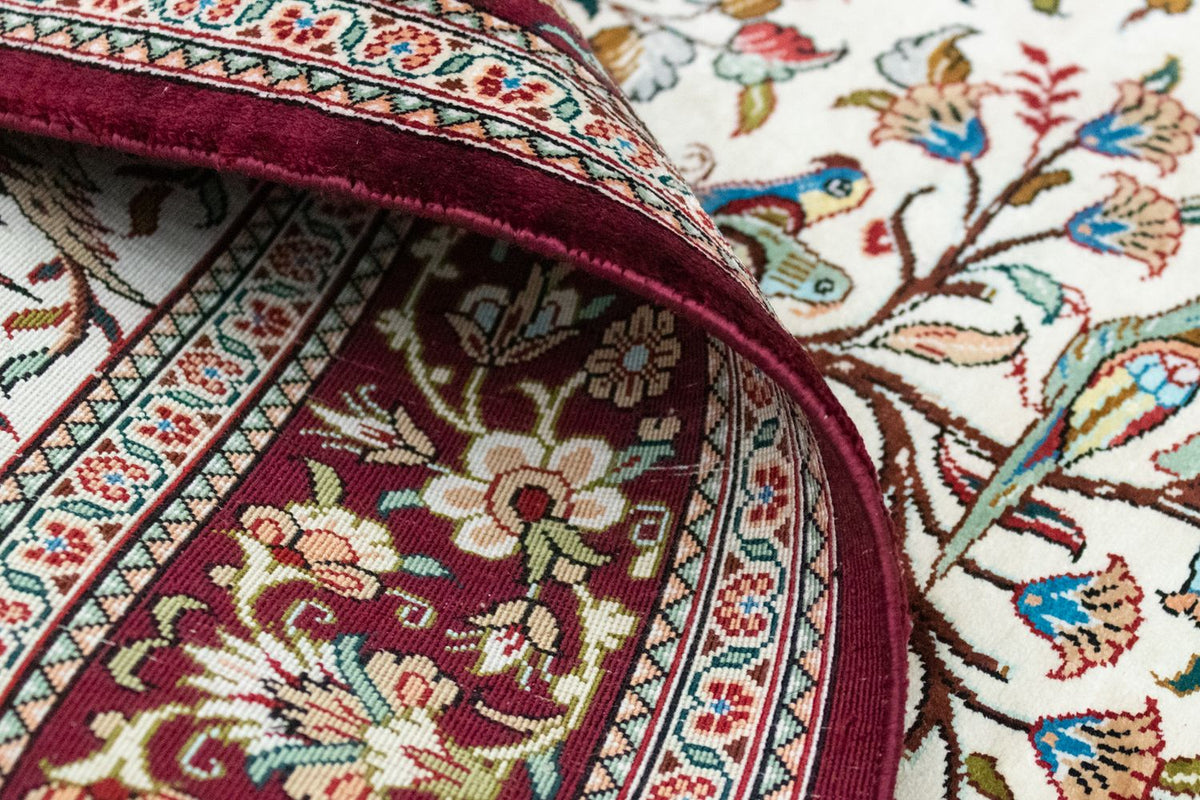 Tappeto di seta - Ghom seta - Premio - 123 x 80 cm - beige