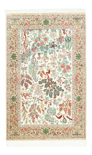 Tappeto di seta - Ghom seta - Premio - 122 x 80 cm - beige
