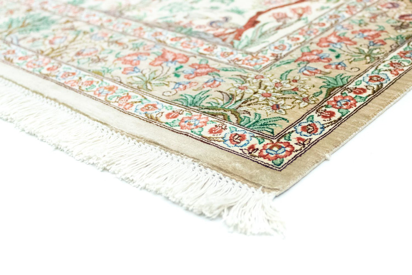 Qom seta Tappeto 122x80cm - Tappeto persiano