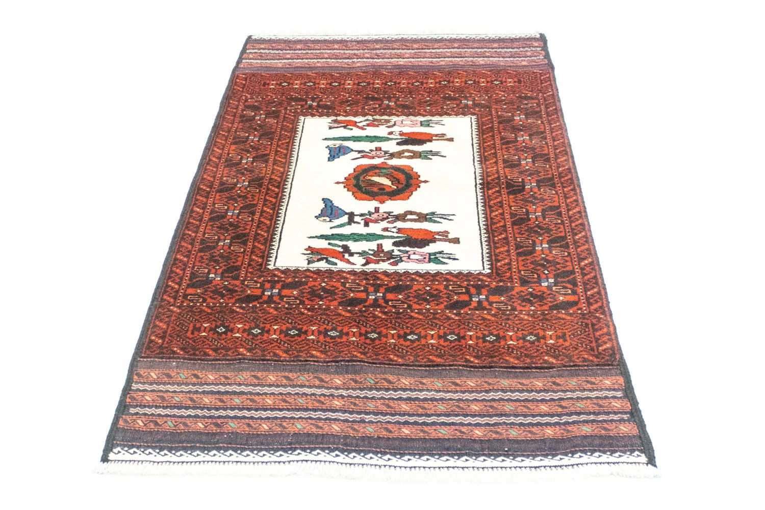 Tappeto Belutsch - 157 x 90 cm - arancione