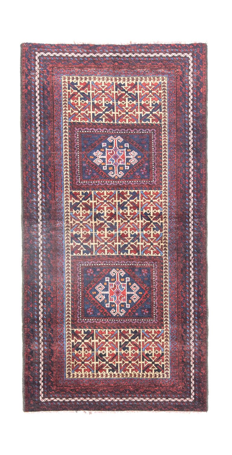 Tappeto Belutsch - 164 x 82 cm - blu
