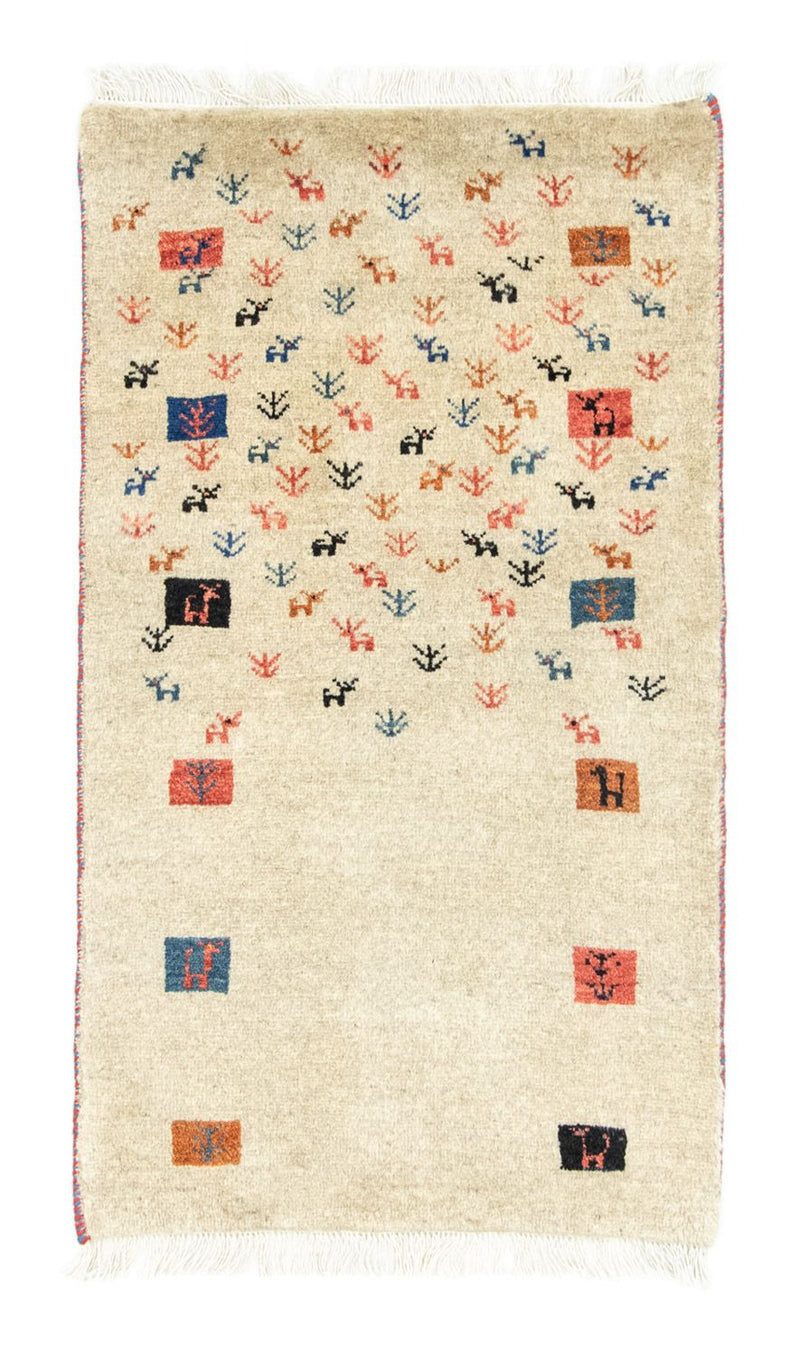 Tappeto Gabbeh - Persero - 128 x 73 cm - beige