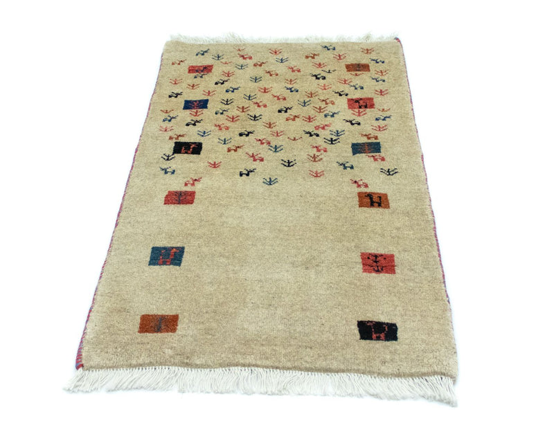 Tappeto Gabbeh - Persero - 128 x 73 cm - beige