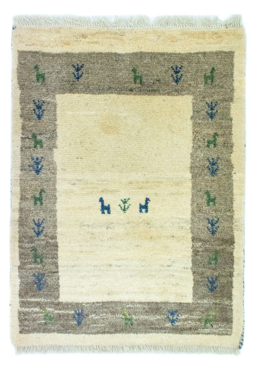 Tappeto Gabbeh - Persero - 88 x 67 cm - multicolore