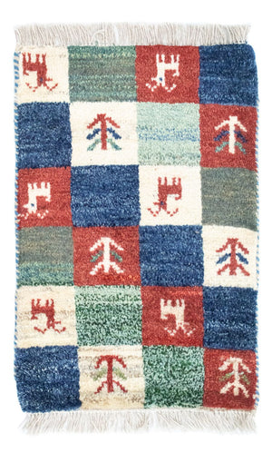 Tappeto Gabbeh - Persero - 60 x 40 cm - multicolore