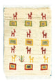Gabbeh persiano Tappeto 60x40cm - Perserteppich Wollteppich