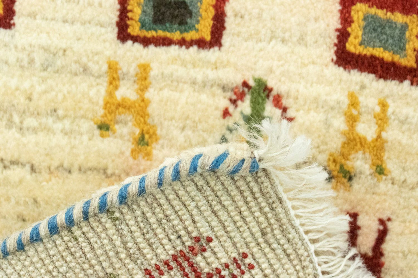 Gabbeh persiano Tappeto 60x40cm - Perserteppich Wollteppich