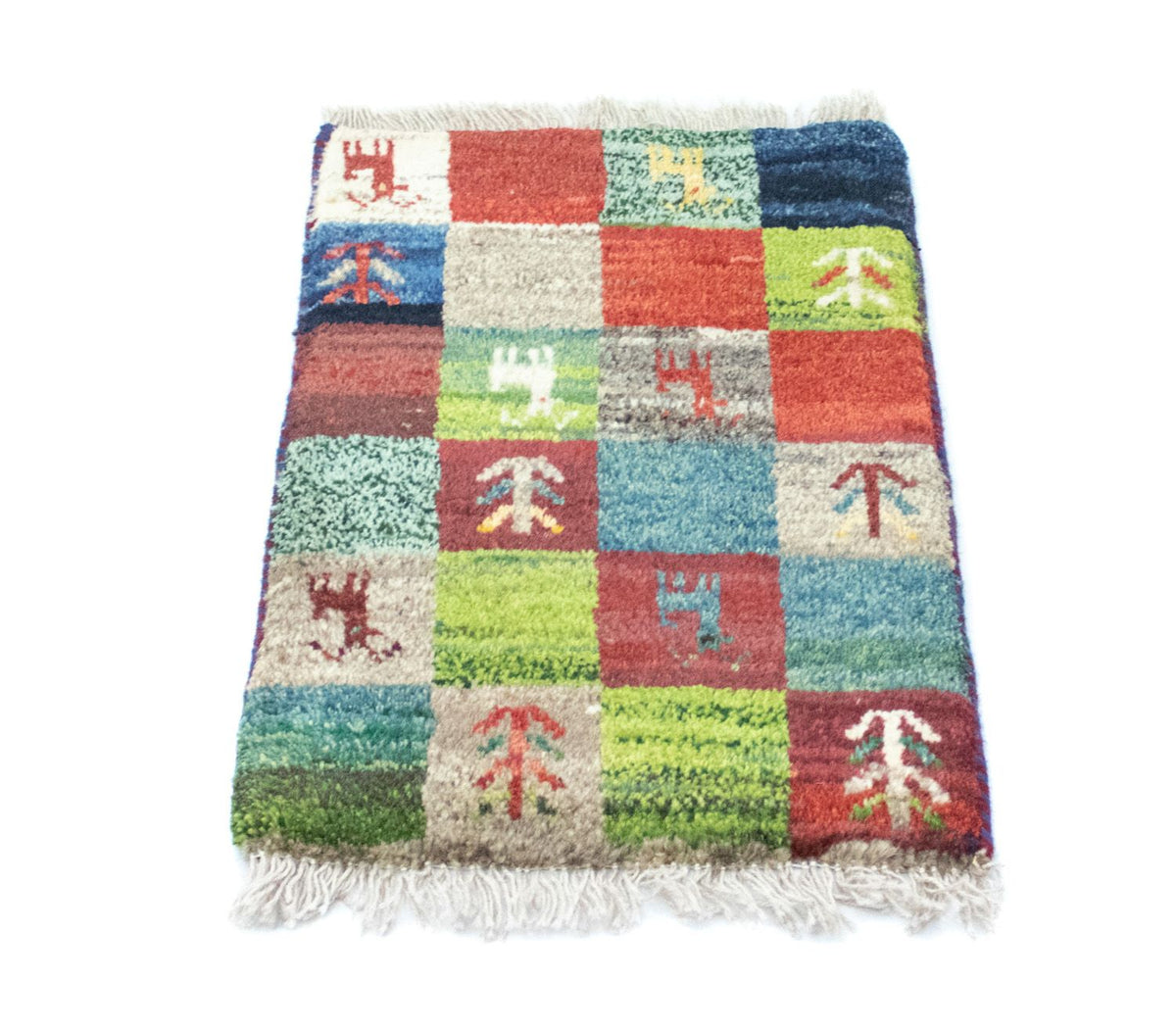 Tappeto Gabbeh - Persero - 60 x 40 cm - multicolore