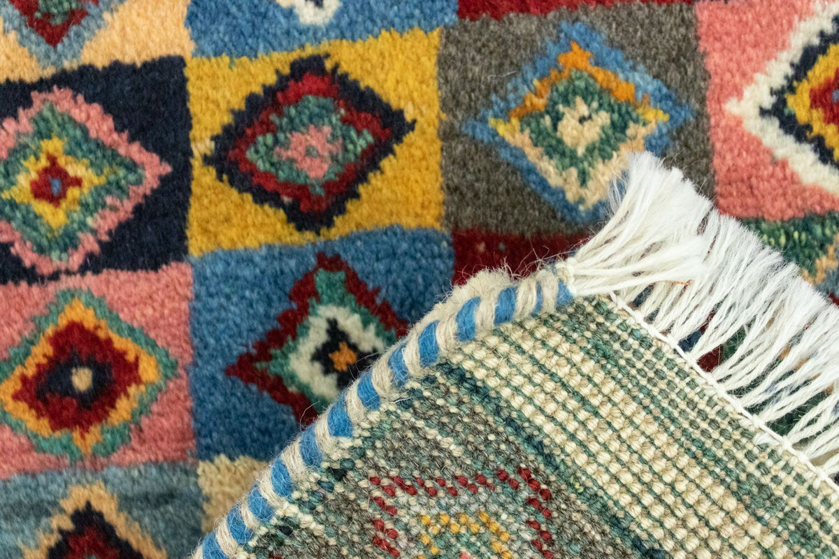 Tappeto Gabbeh - Persero - 60 x 40 cm - multicolore