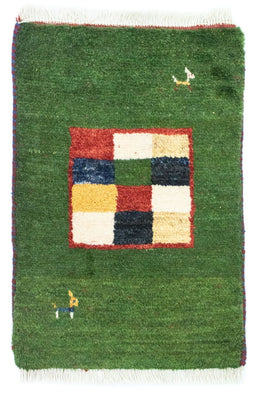 Tappeto Gabbeh - Persero - 60 x 40 cm - verde