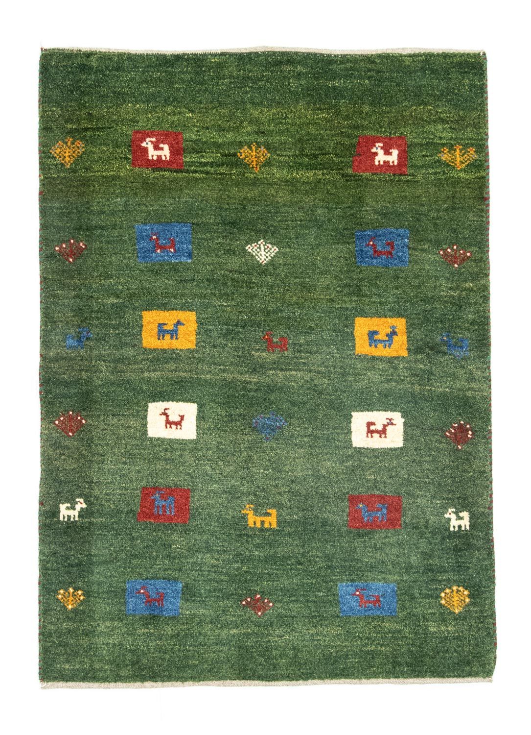 Tappeto Gabbeh - Persero - 128 x 92 cm - verde