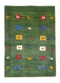 Tappeto Gabbeh - Persero - 128 x 92 cm - verde