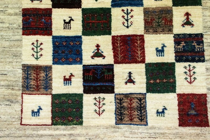 Tappeto Gabbeh - Loribaft Persero - 124 x 83 cm - colorato