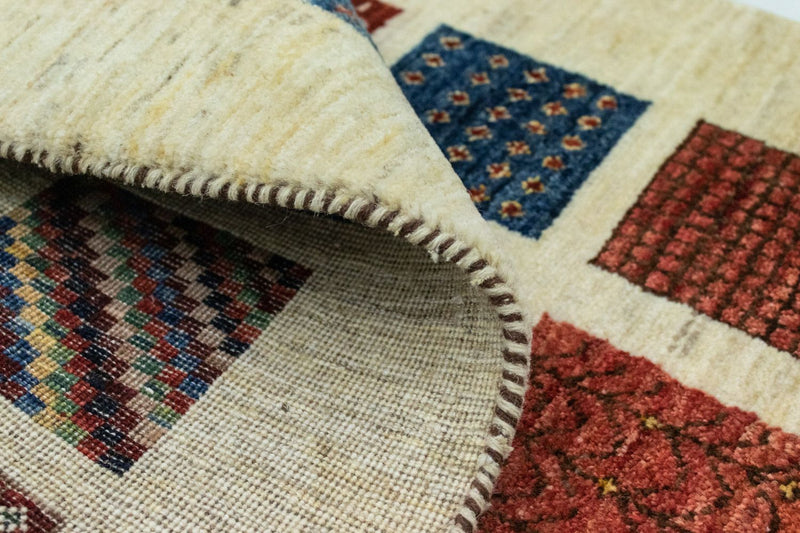 Tappeto Gabbeh - Loribaft Persero - 132 x 86 cm - multicolore