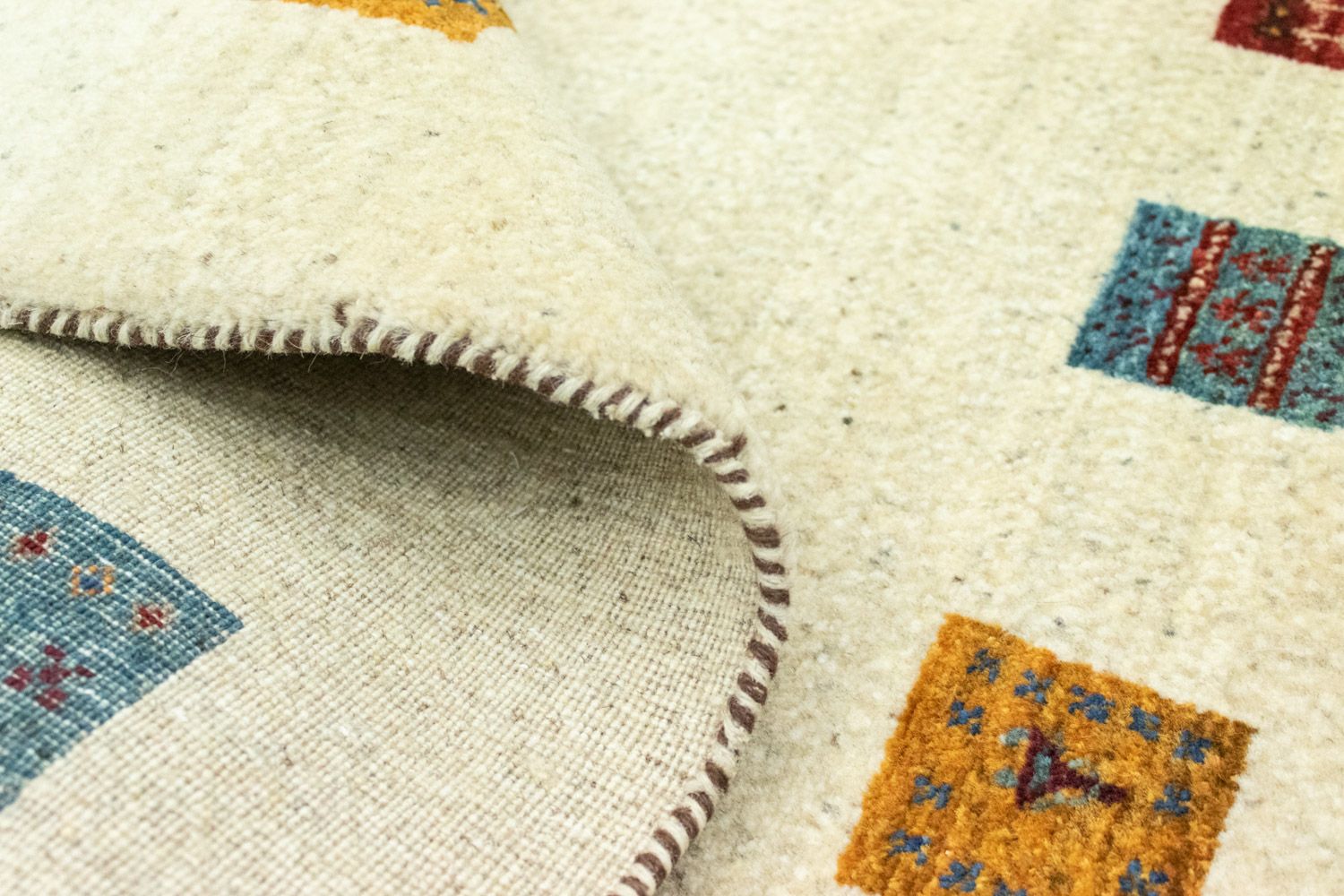 Tappeto Gabbeh - Loribaft Persero - 128 x 80 cm - beige
