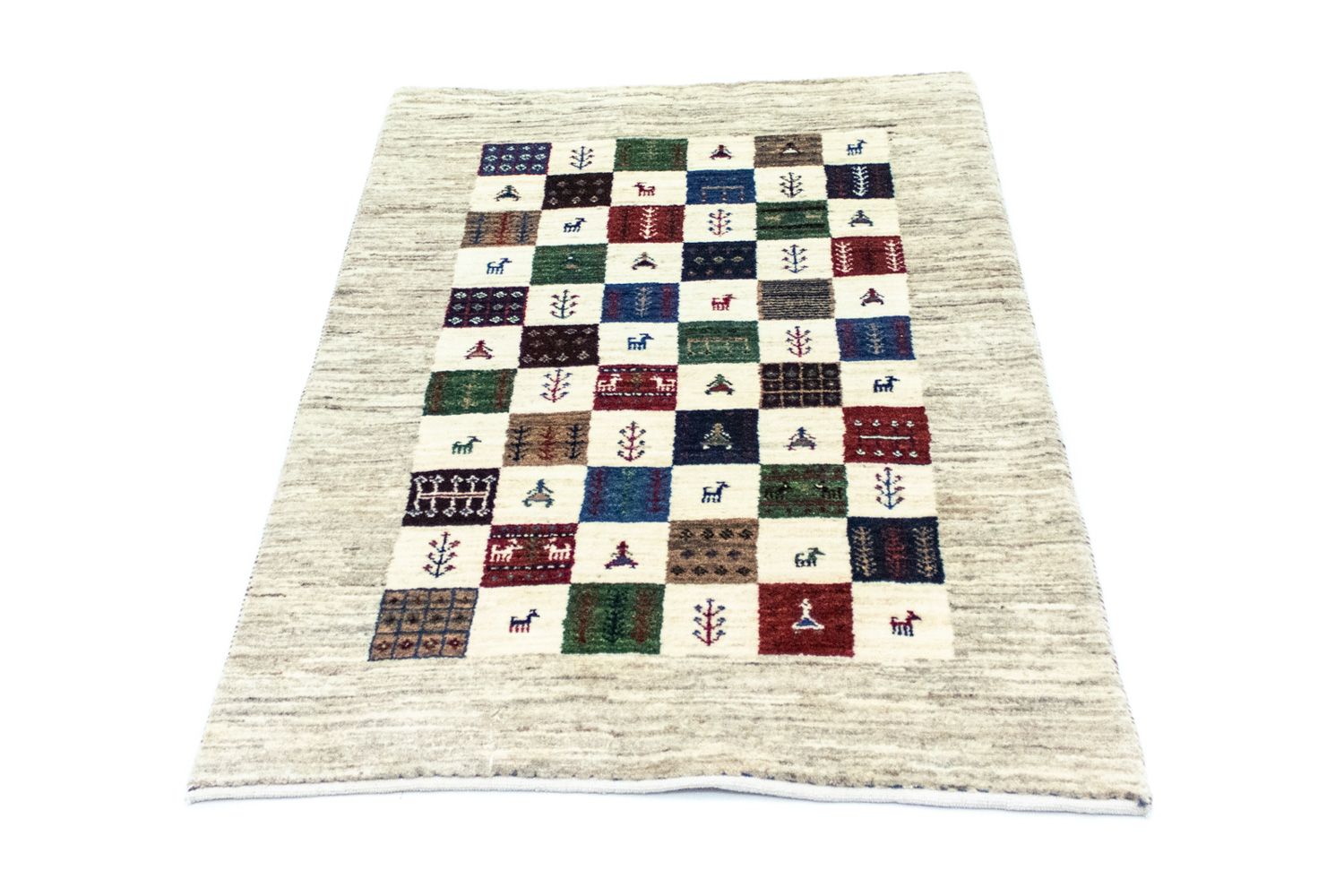 Tappeto Gabbeh - Loribaft Persero - 125 x 82 cm - colorato