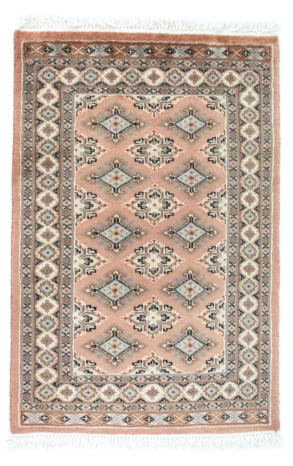 Tappeto Pakistani - 91 x 61 cm - salmone