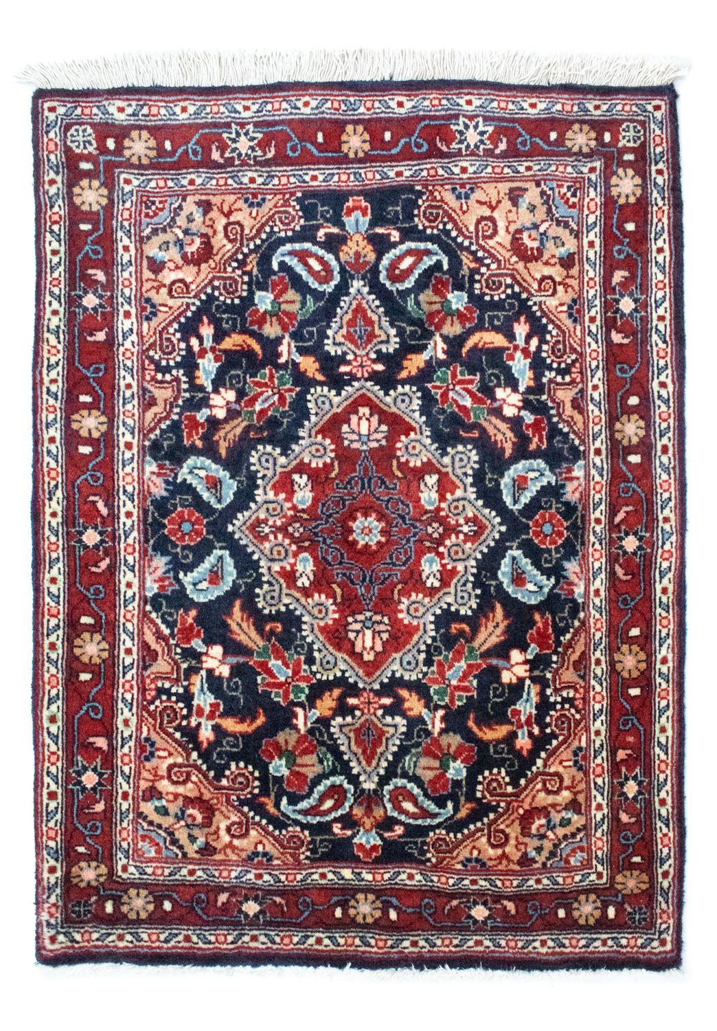Tappeto Persero - Bidjar - 90 x 70 cm - blu