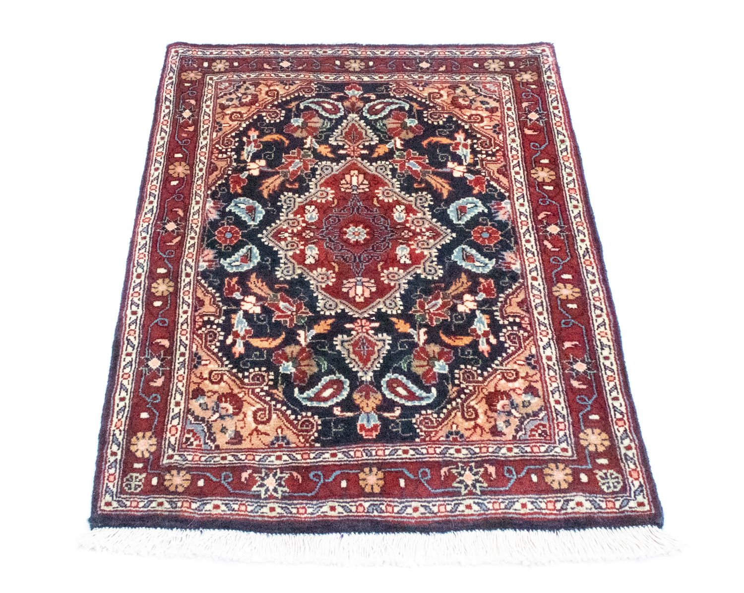 Tappeto Persero - Bidjar - 90 x 70 cm - blu