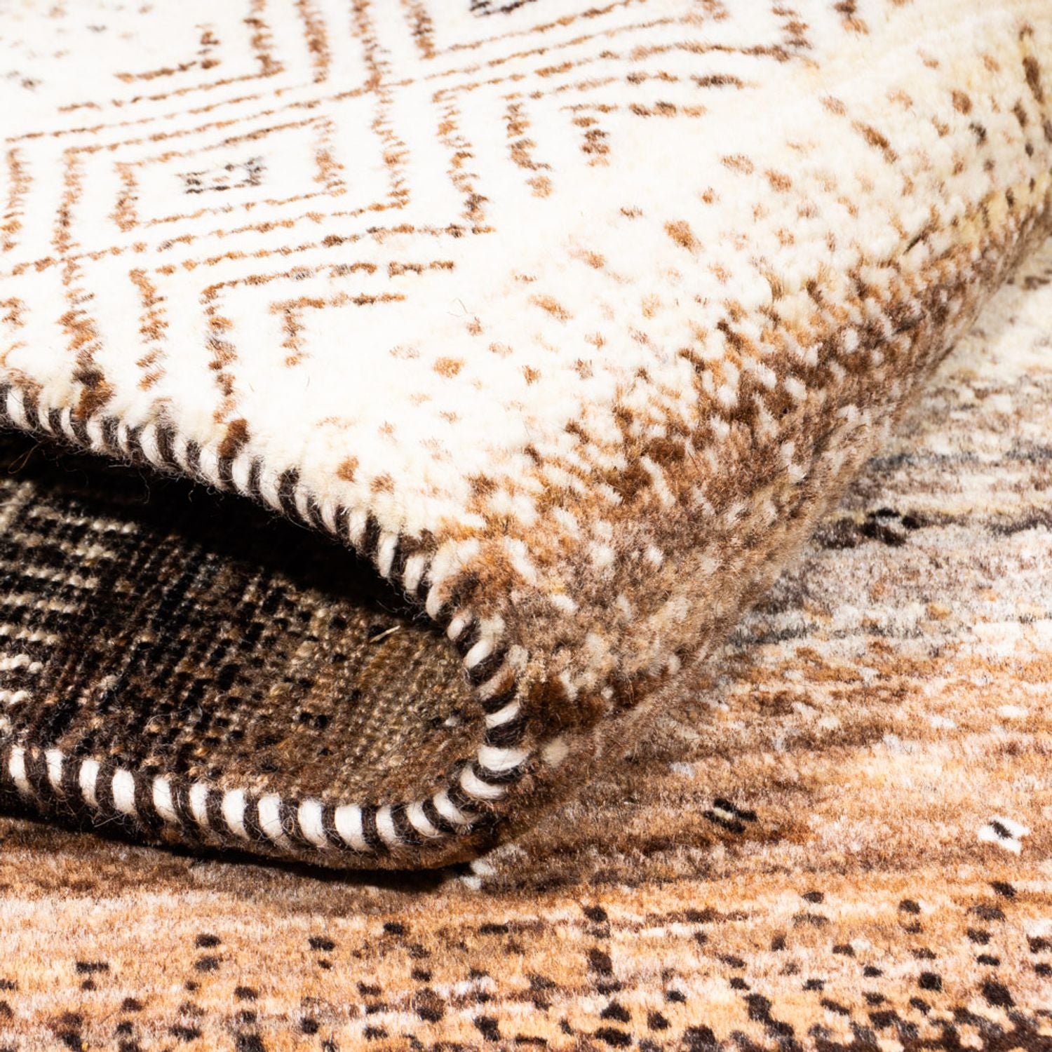 Tappeto Gabbeh - Loribaft Persero - 150 x 93 cm - naturale