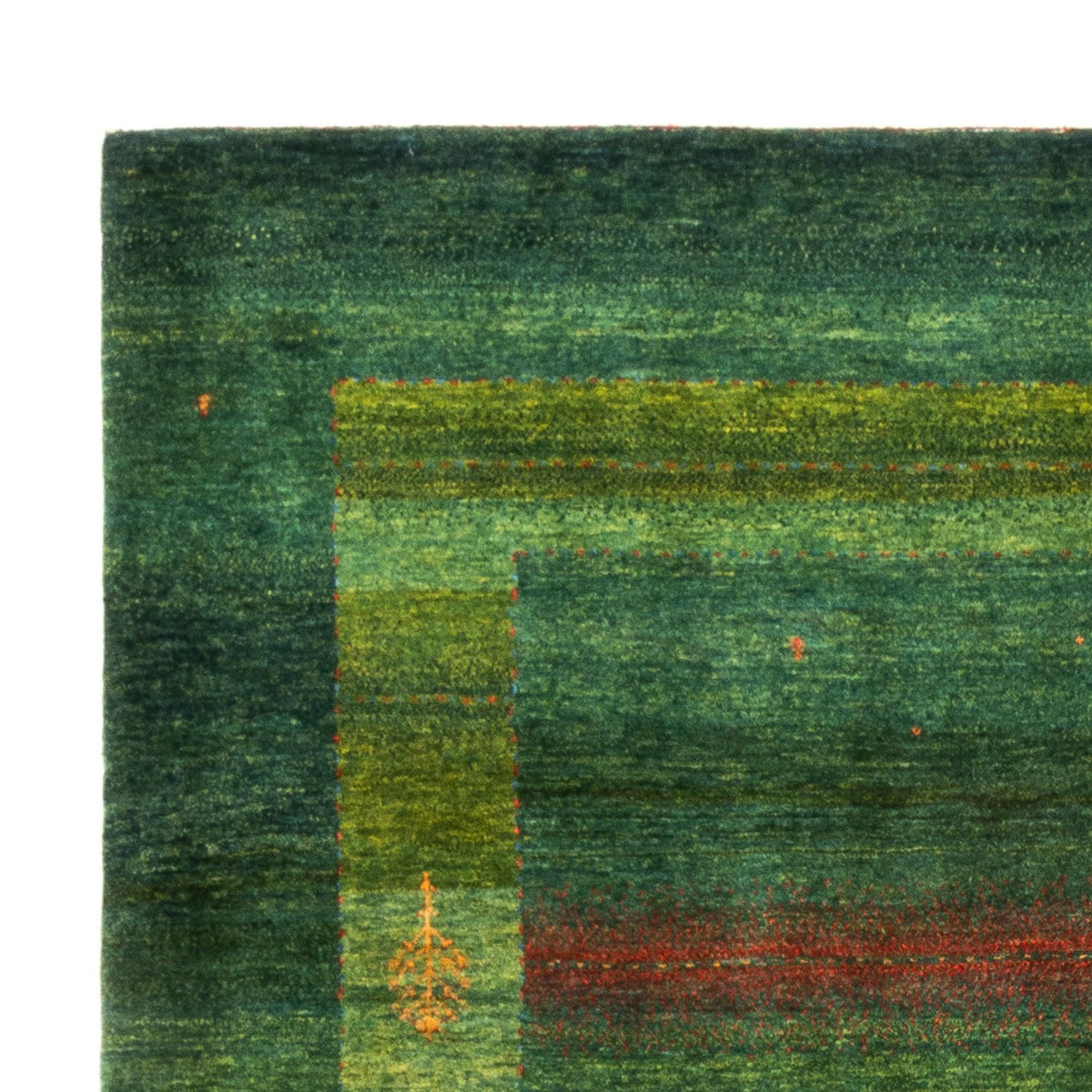 Tappeto Gabbeh - Loribaft Persero - 245 x 175 cm - verde