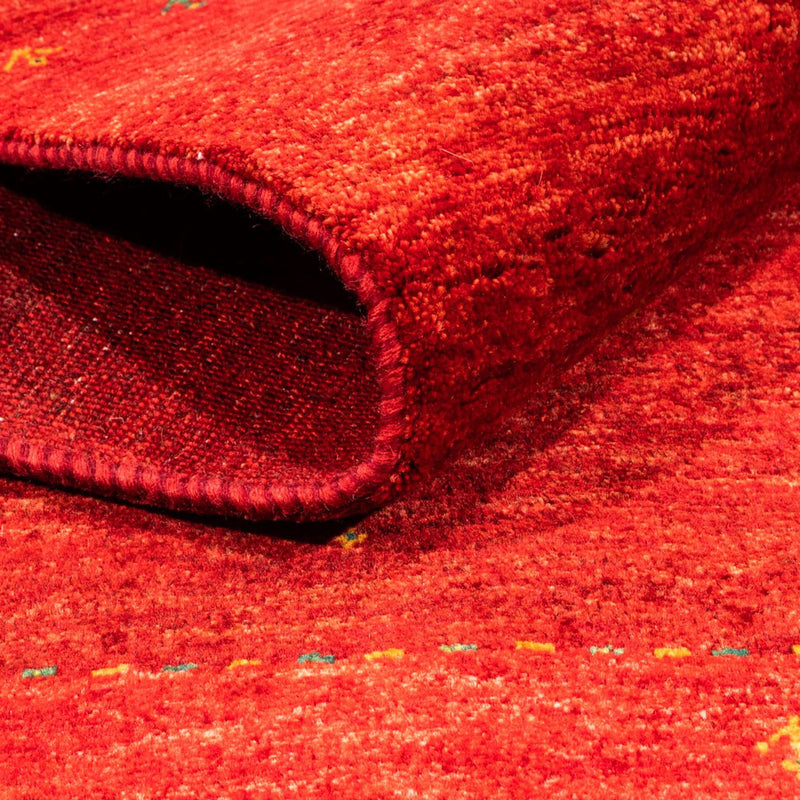 Tappeto Gabbeh - Loribaft Persero - 164 x 120 cm - rosso