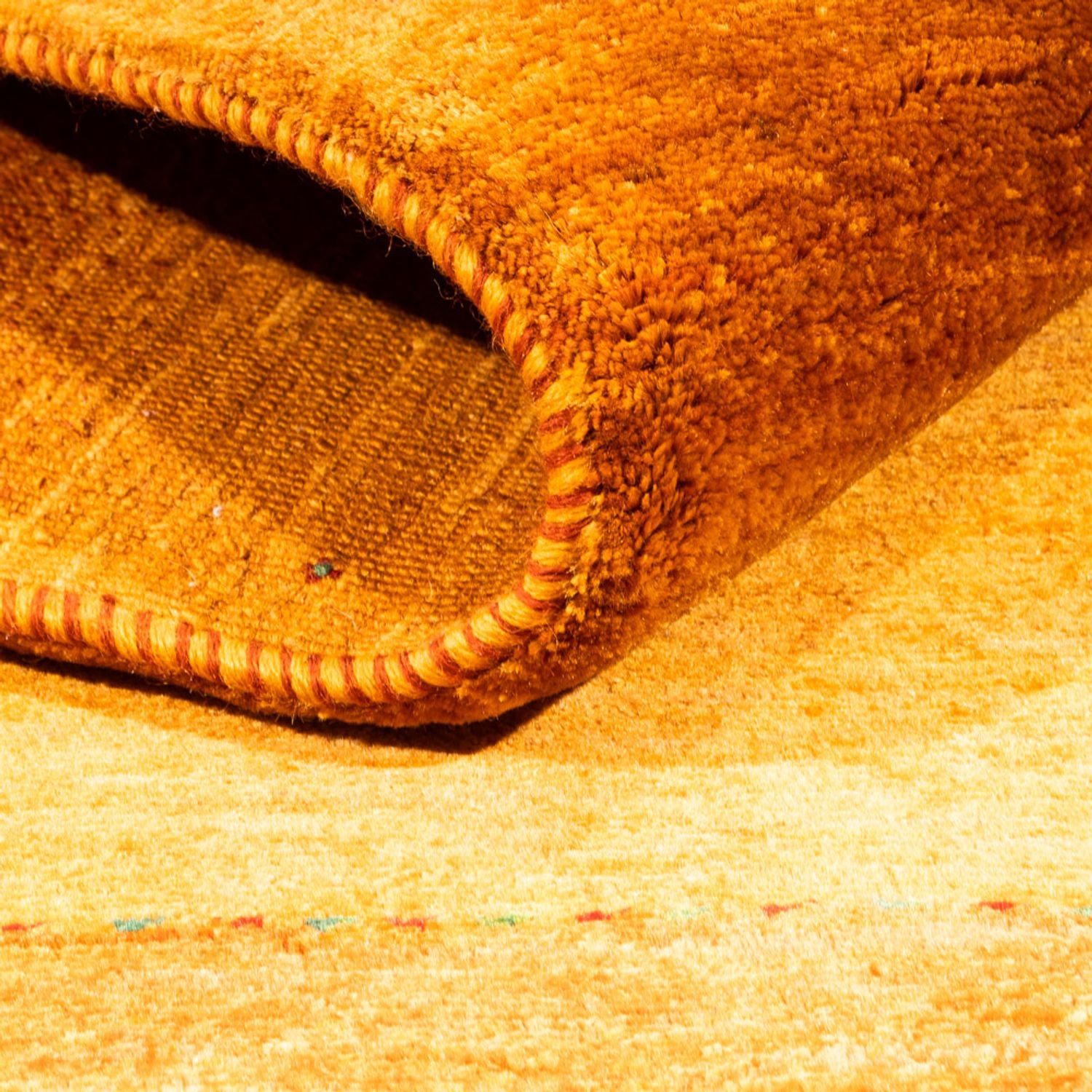 Tappeto Gabbeh - Loribaft Persero - 186 x 126 cm - arancione