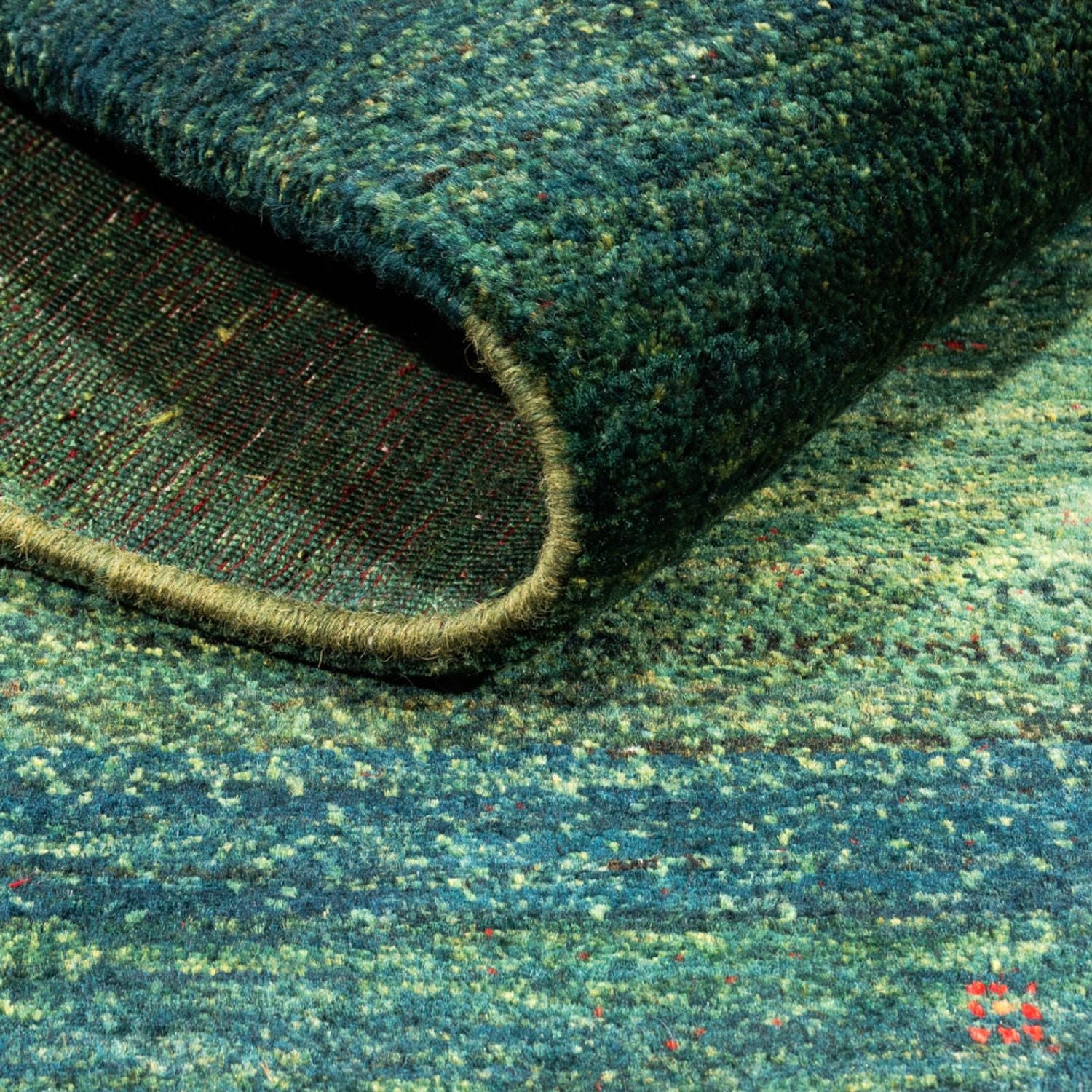 Tappeto Gabbeh - Loribaft Persero - 153 x 103 cm - verde
