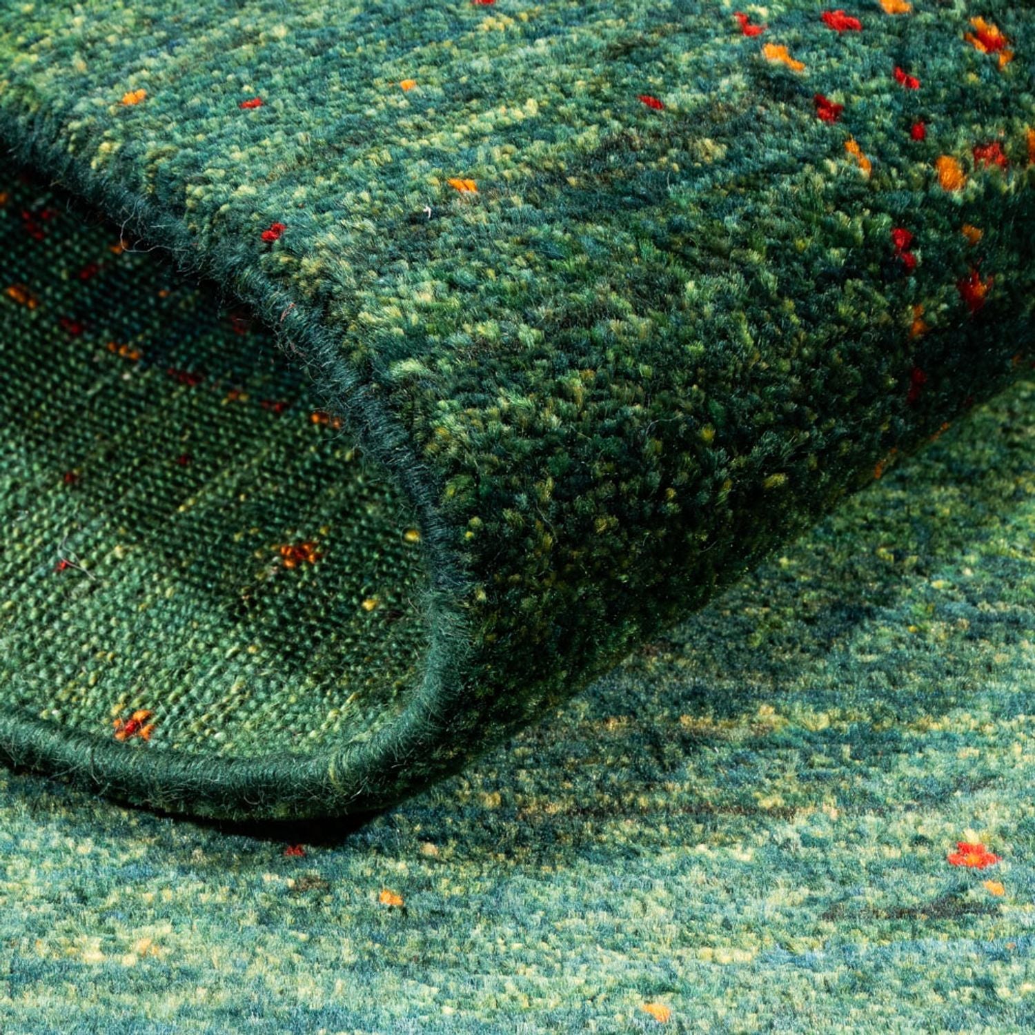 Tappeto Gabbeh - Loribaft Persero - 146 x 98 cm - verde