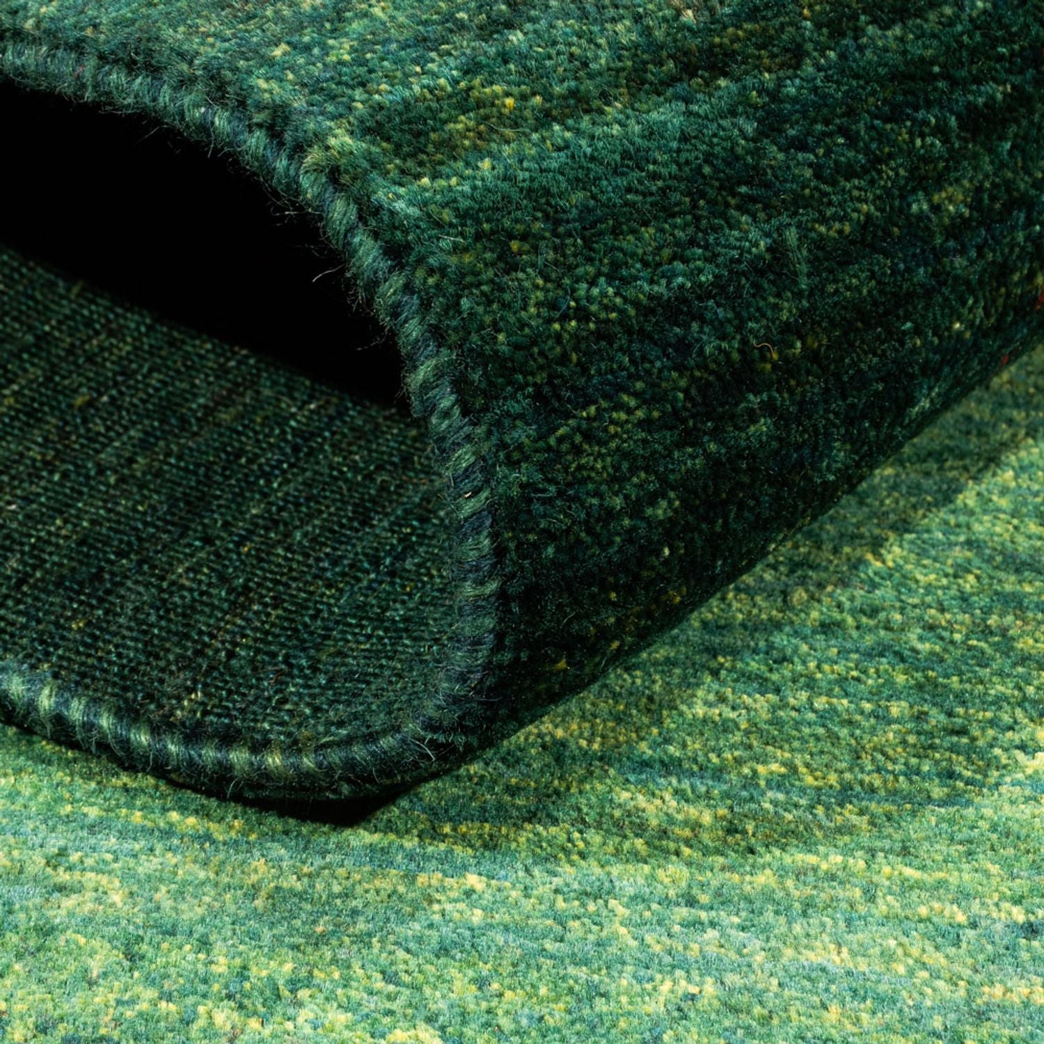 Tappeto Gabbeh - Loribaft Persero - 148 x 97 cm - verde