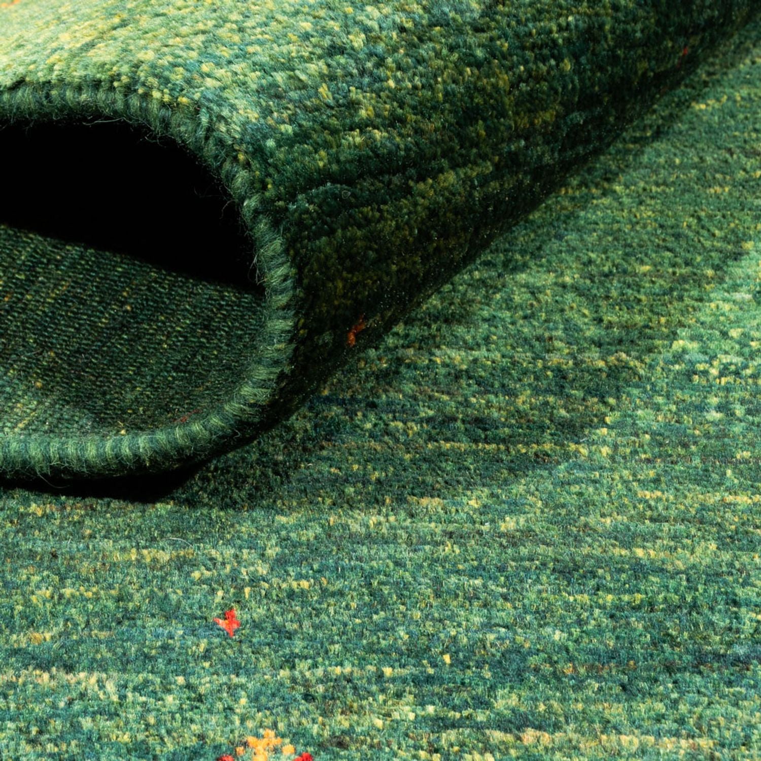 Tappeto Gabbeh - Loribaft Persero - 241 x 162 cm - verde