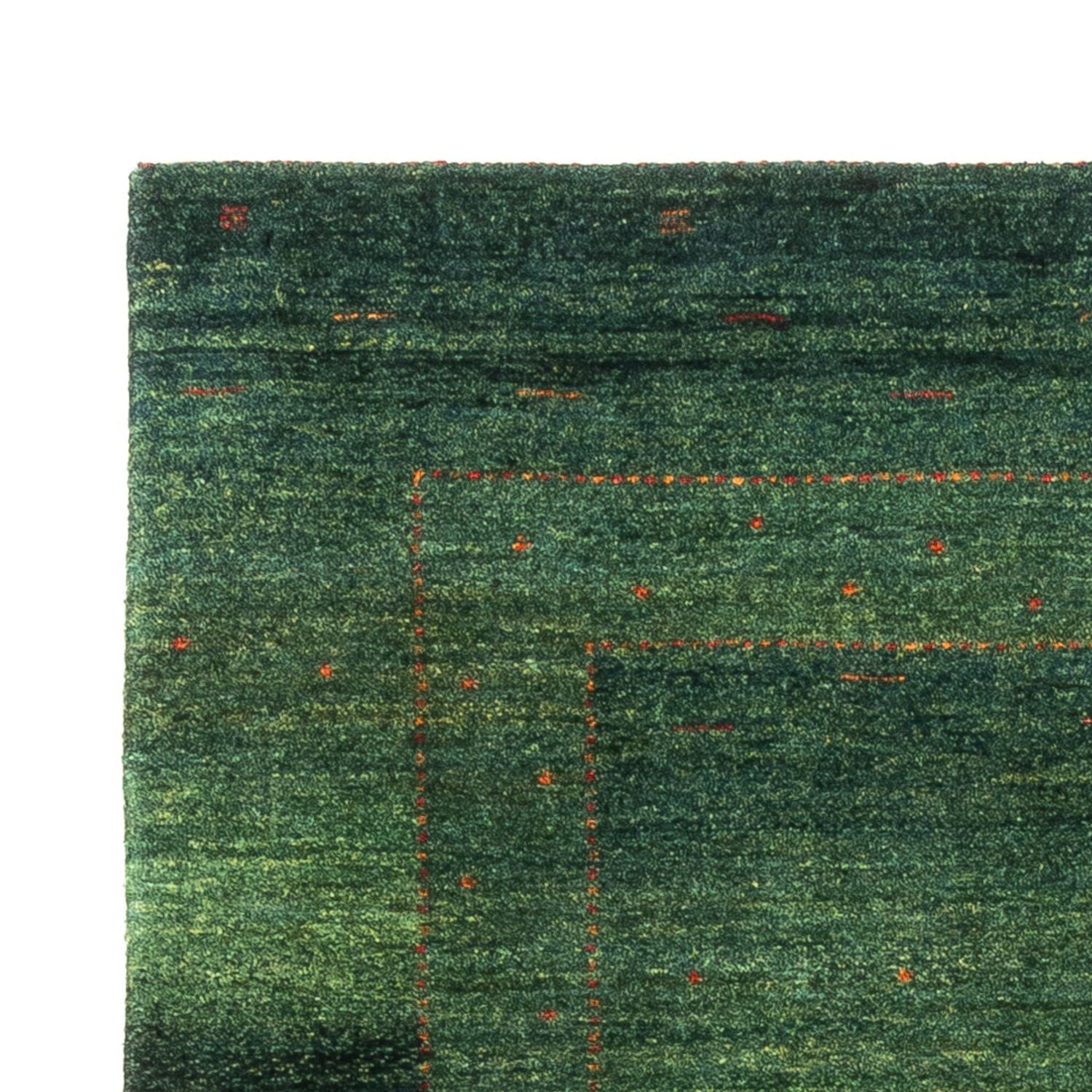 Tappeto Gabbeh - Loribaft Persero - 164 x 110 cm - verde