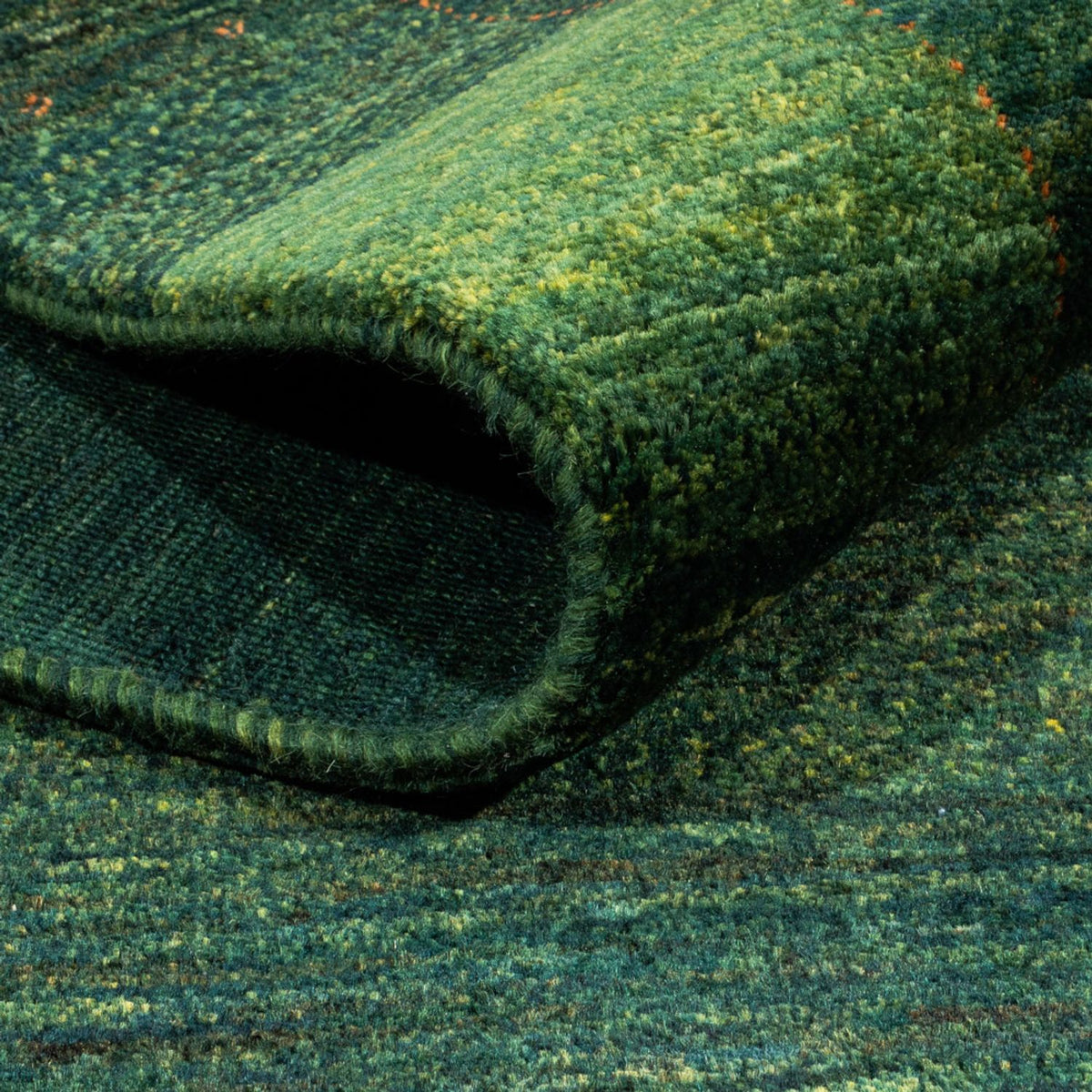 Tappeto Gabbeh - Loribaft Persero - 170 x 110 cm - verde