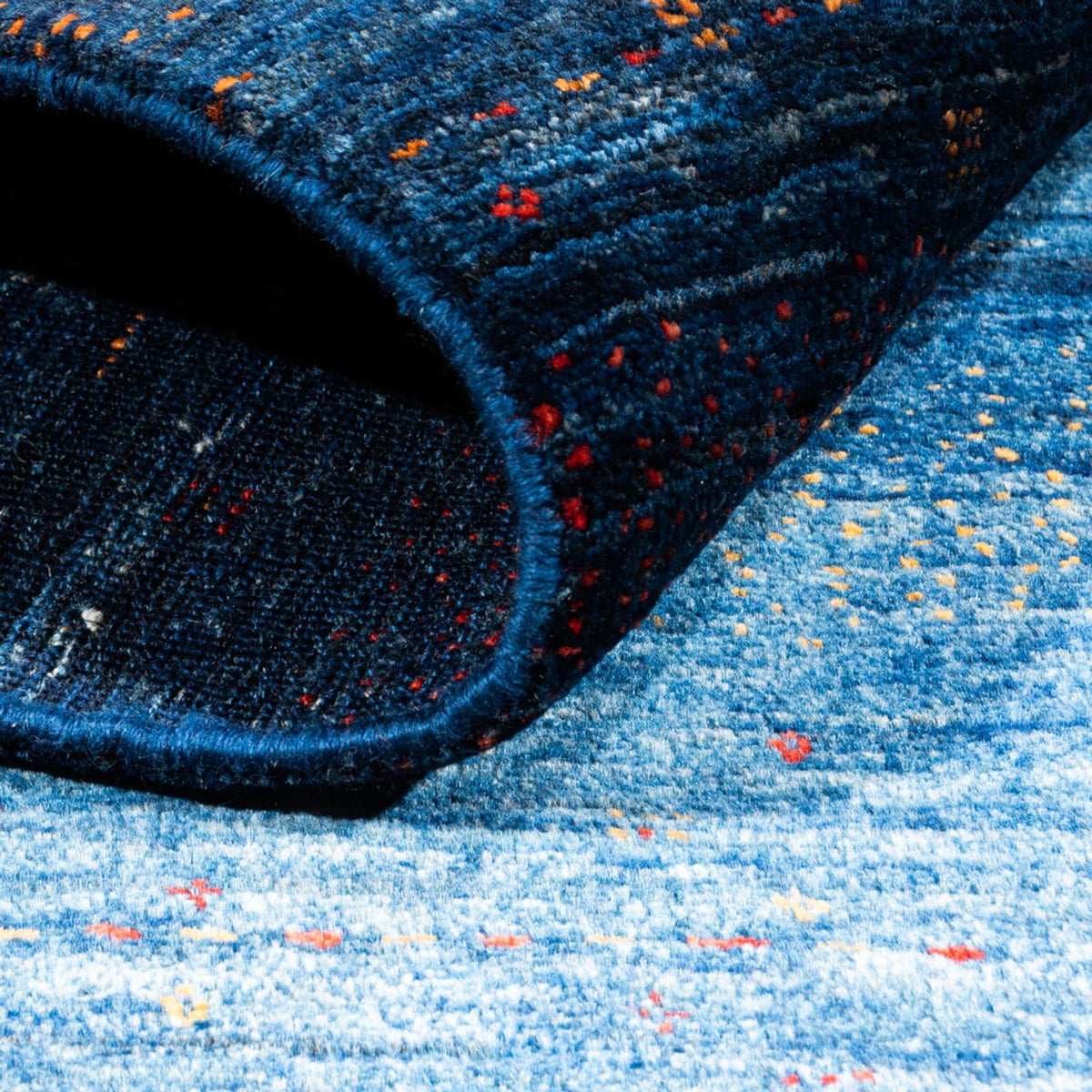 Tappeto Gabbeh - Loribaft Persero - 171 x 116 cm - blu