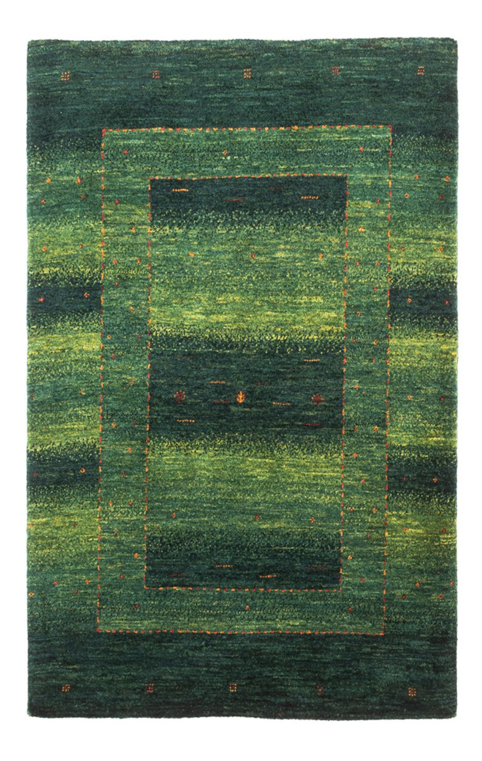 Tappeto Gabbeh - Loribaft Persero - 134 x 85 cm - verde