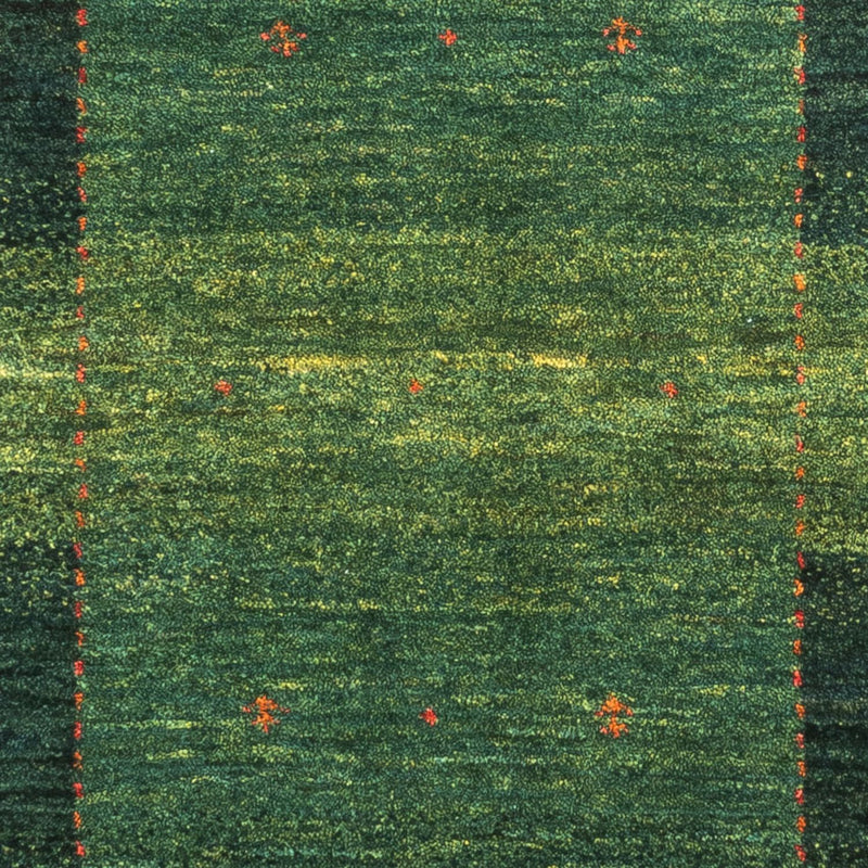 Tappeto Gabbeh - Loribaft Persero - 120 x 79 cm - verde