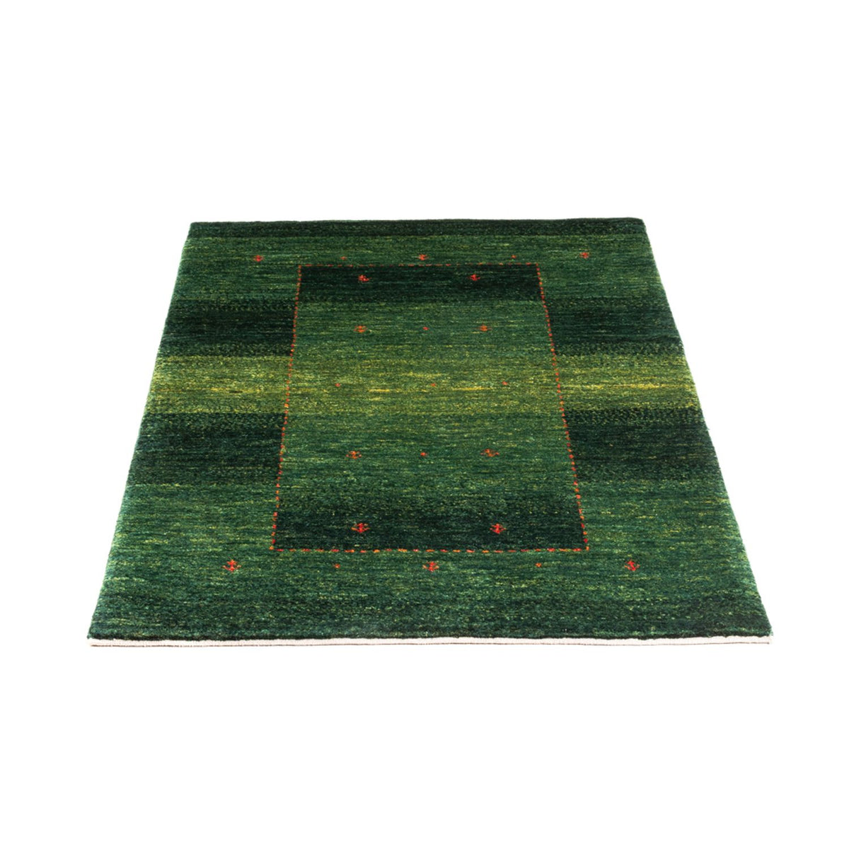 Tappeto Gabbeh - Loribaft Persero - 120 x 79 cm - verde