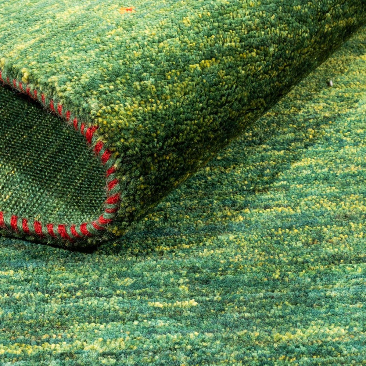 Tappeto Gabbeh - Loribaft Persero - 126 x 83 cm - verde