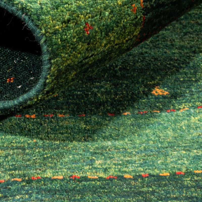 Tappeto Gabbeh - Loribaft Persero - 115 x 86 cm - verde
