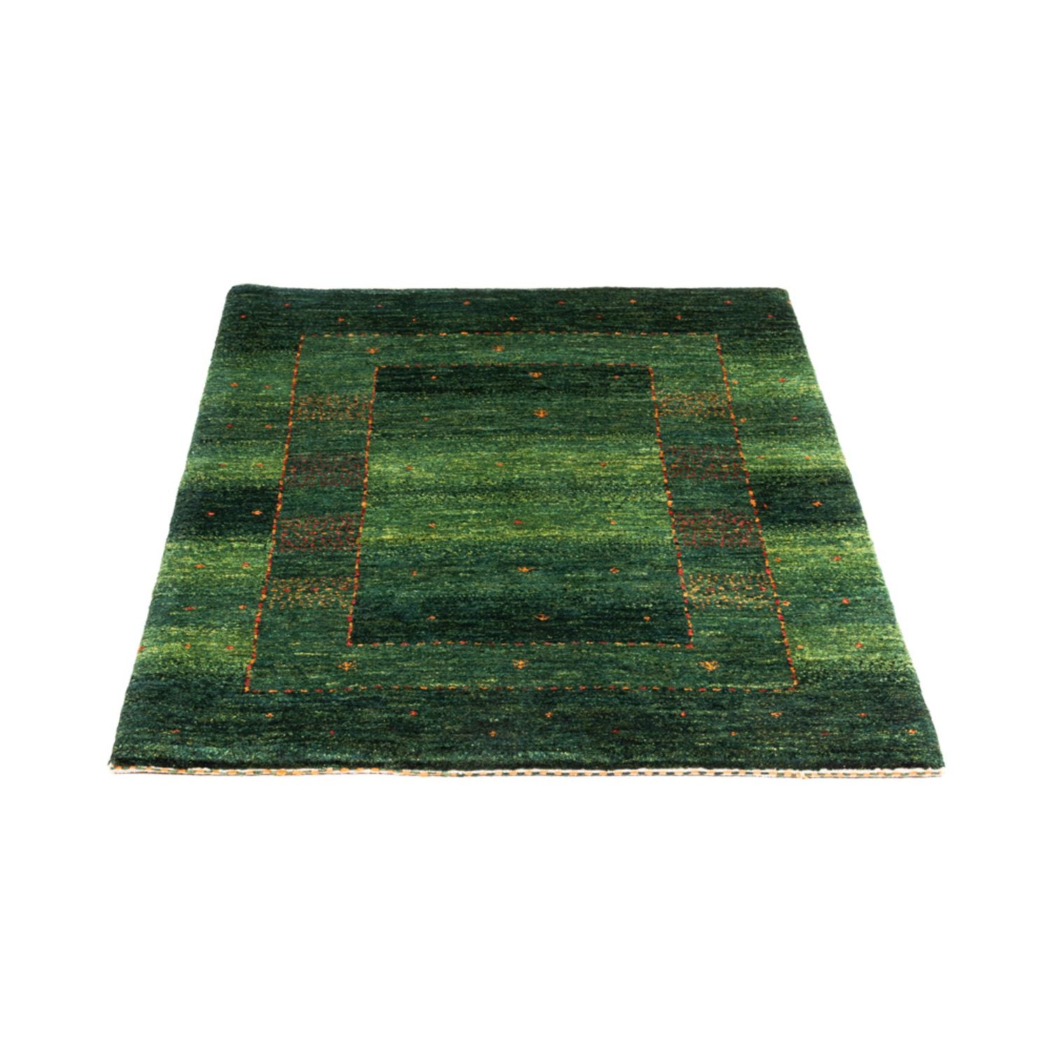 Tappeto Gabbeh - Loribaft Persero - 115 x 86 cm - verde