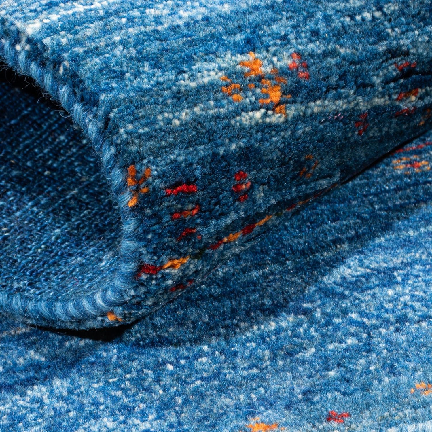 Tappeto Gabbeh - Loribaft Persero - 120 x 80 cm - blu