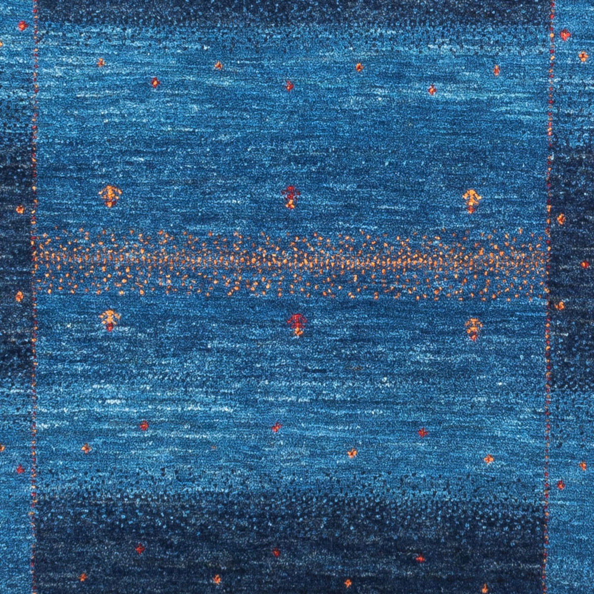 Tappeto Gabbeh - Loribaft Persero - 129 x 85 cm - blu