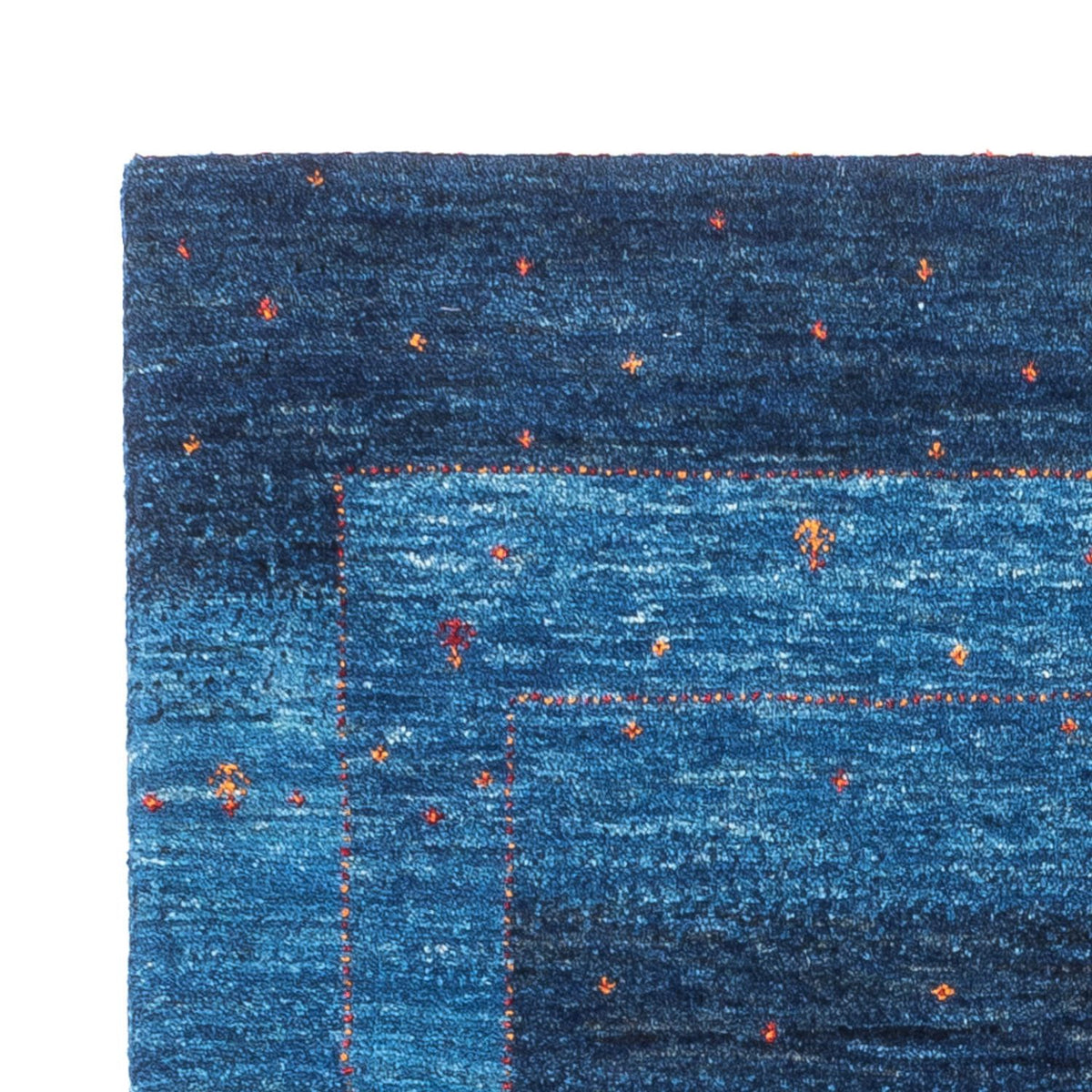 Tappeto Gabbeh - Loribaft Persero - 129 x 85 cm - blu