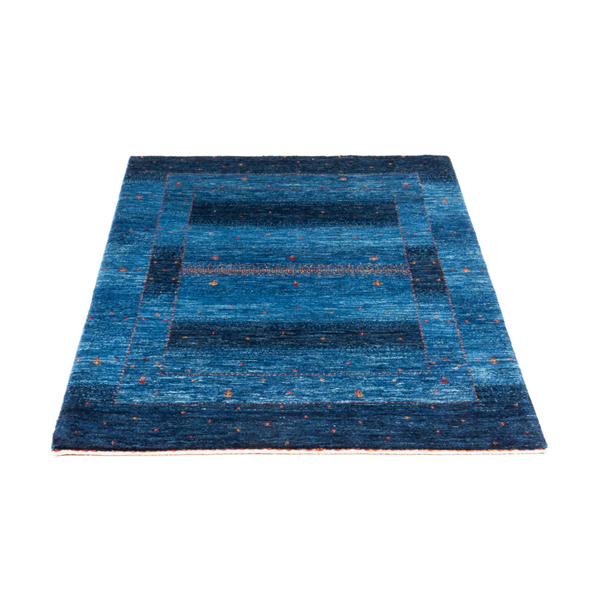 Tappeto Gabbeh - Loribaft Persero - 129 x 85 cm - blu
