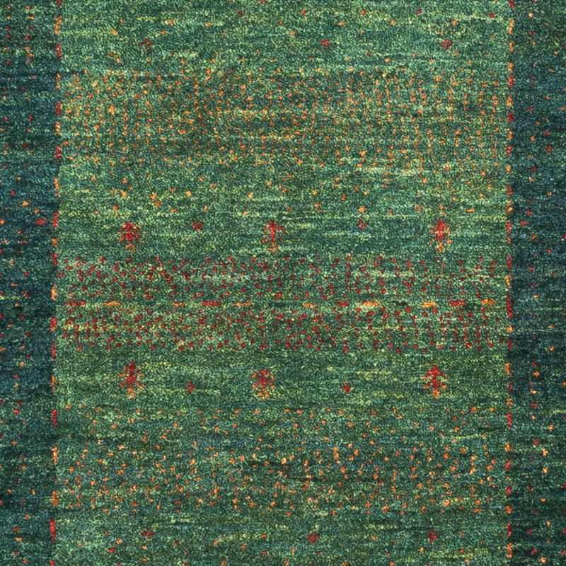 Tappeto Gabbeh - Loribaft Persero - 132 x 85 cm - verde