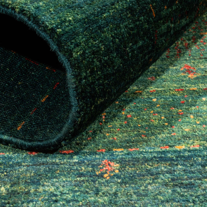Tappeto Gabbeh - Loribaft Persero - 132 x 85 cm - verde
