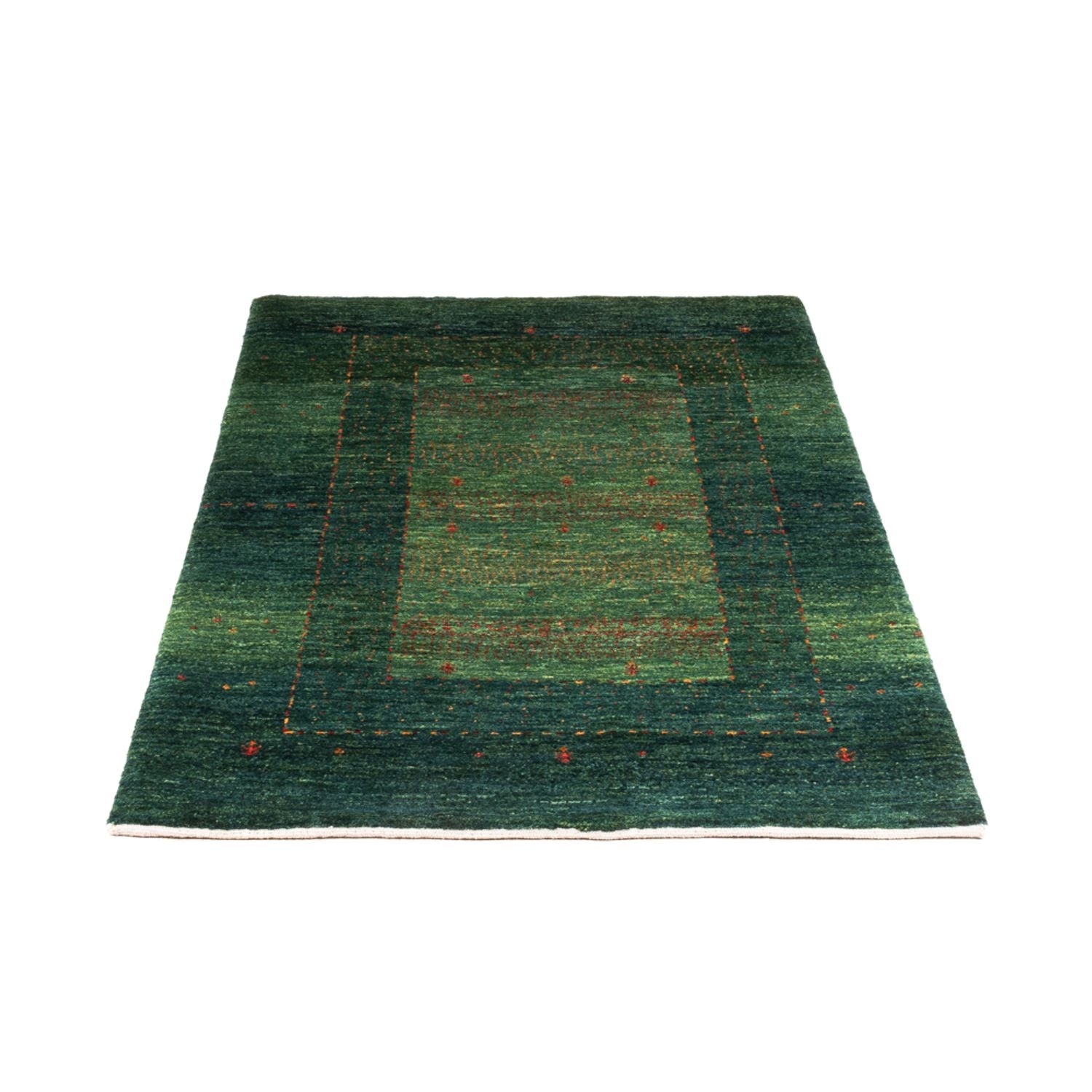 Tappeto Gabbeh - Loribaft Persero - 132 x 85 cm - verde